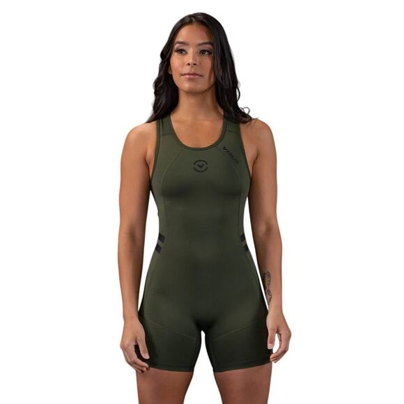 VIRUS Action Sport Performance Other - Virus Elevate V2 Singlet Wrestling Powerlifting Evergreen Green Women's XS